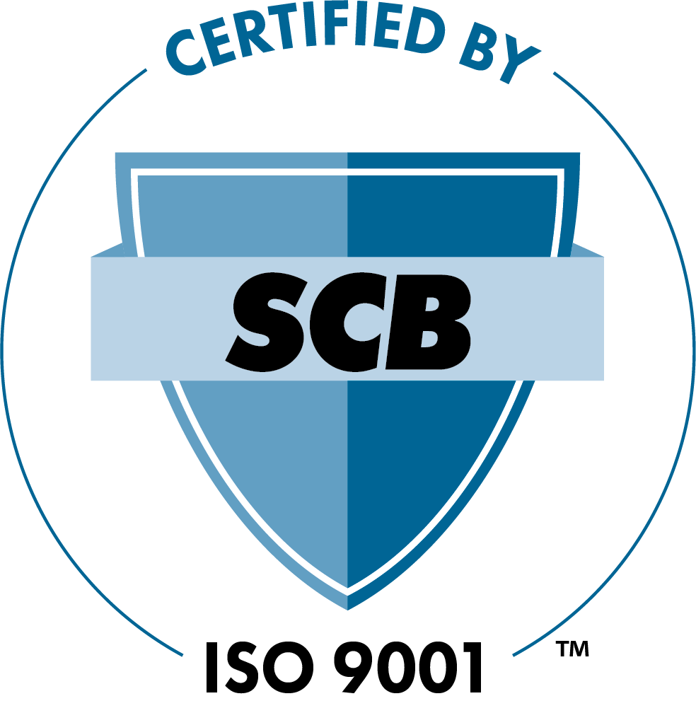Certified by SCB: ISO 9001